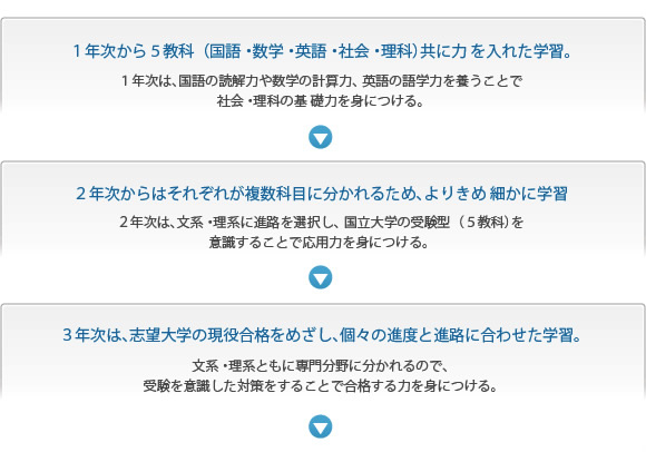 特別進学Sクラスフローチャート
