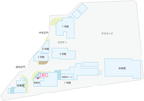 筑陽学園内案内図