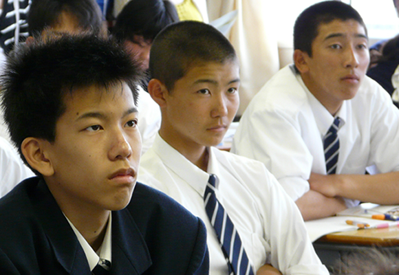 進学コース 先生と生徒の交流